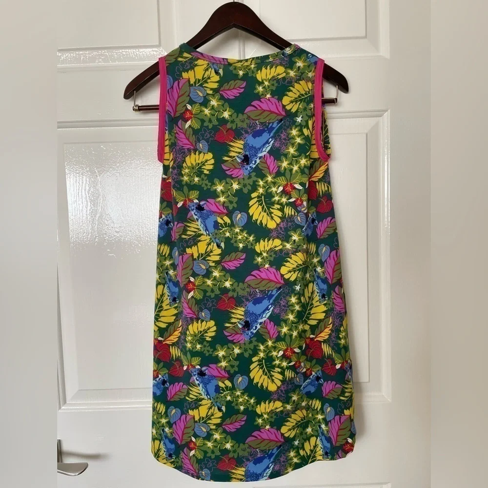 LuLaRoe. Bright tropical Tunic/dress. Size XXS. EUC. No rips, stains, fading - Picture 2 of 3